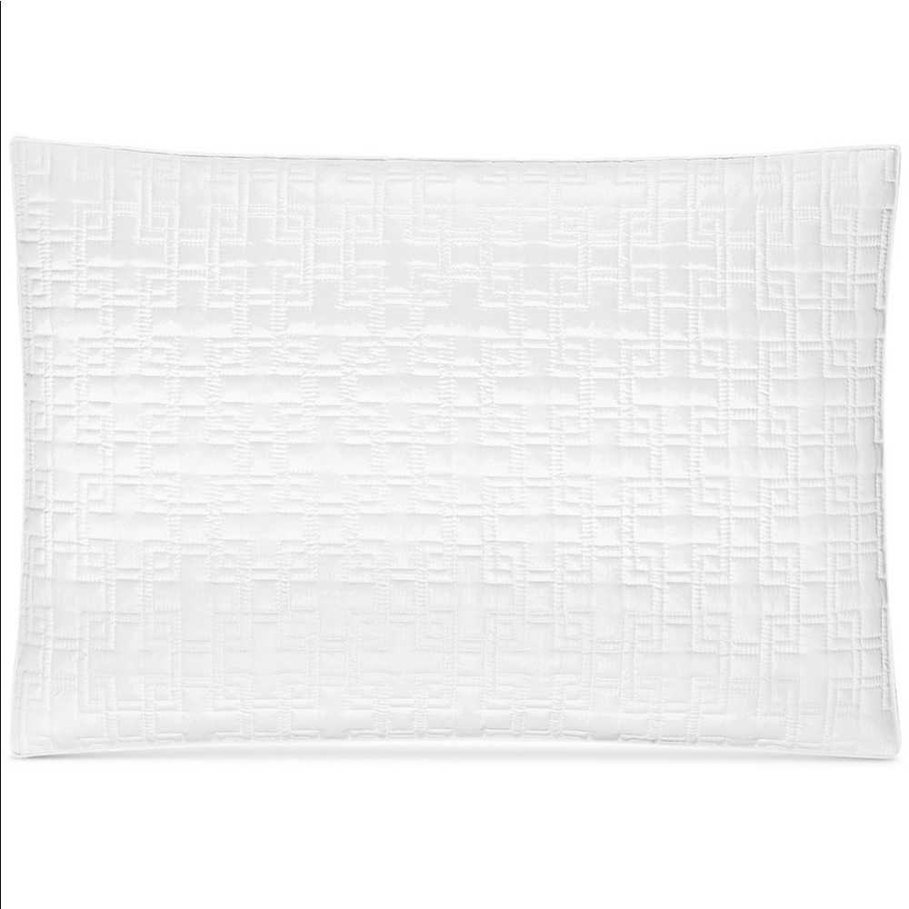 Hotel Collection Embroidered Frame White
Quilted Sham, Standard